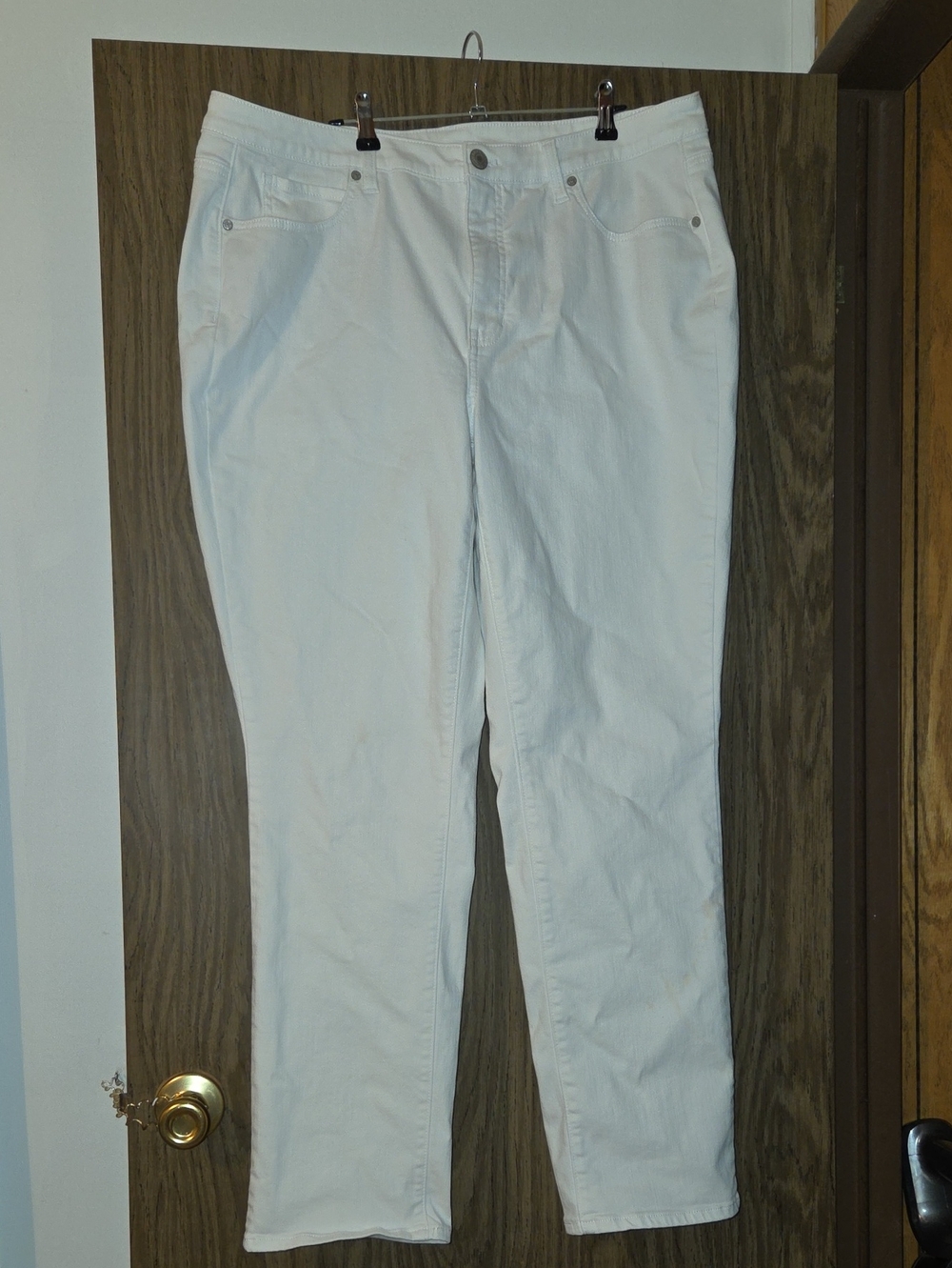 Talbots White Women's Straight-Leg Jeans
